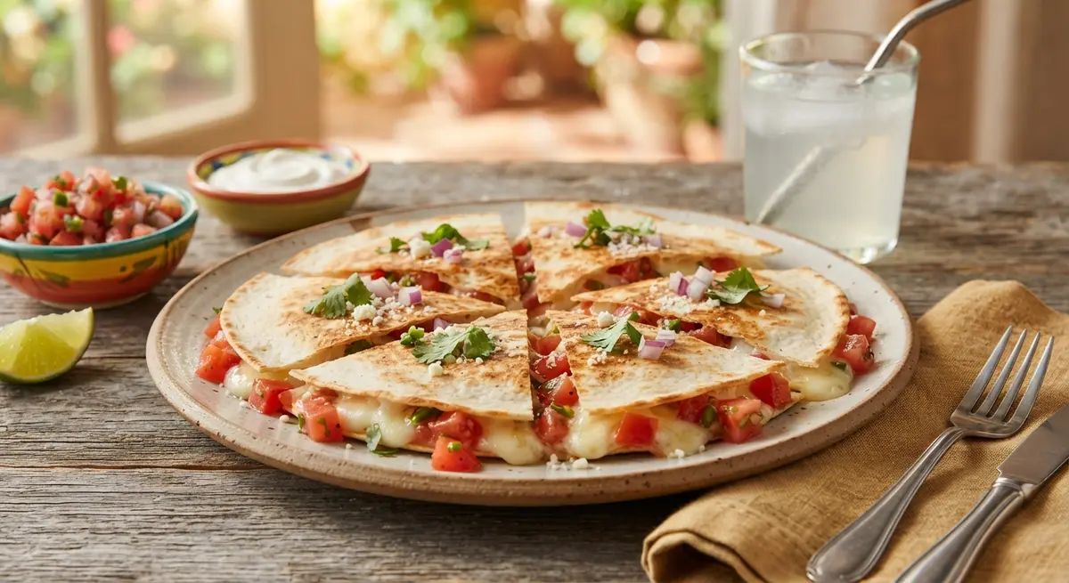 Cheese and Tomato Quesadilla